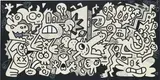 Sam Cox, Guernidoodle, 2019, acrylic on canvas