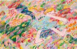 Untitled ARP 18-022 by Ayako Rokkaku, 2018, acrylic on canvas, sold Jun 2021