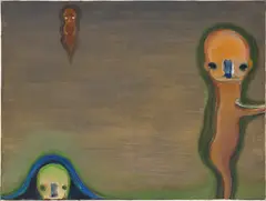 Untitled by Izumi Katō, 2004, oil on canvas, sold Jun 2021