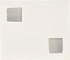 Lee Ufan, Correspondence, 1999, oil and mineral pigment on canvas