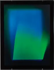 James Turrell, Hologram (IV 01), 2002, hologram and glass construction