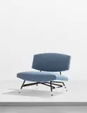 Ico Parisi, Lounge chair, model no. 865, circa 1958, painted steel, fabric