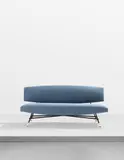 Ico Parisi, Sofa, model no. 865, circa 1958, painted steel, fabric