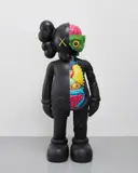 Kaws, FOUR FOOT DISSECTED COMPANION (Black), 2009, painted cast vinyl