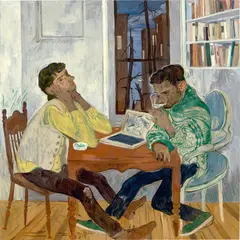 Salman Toor, East Village Iqbal Bano, 2018, oil on panel