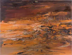 Zao Wou-ki, 20.3.64., 1964, oil on canvas
