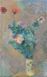 Claude Monet, Pavots dans un vase de Chine, 1883, oil on canvas