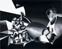 Final Confrontation by Tomoo Gokita, 2012, acrylic gouache on canvas, sold Nov 2021