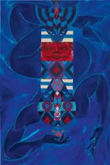 Blue Ancestor by Tunji Adeniyi-Jones, 2019, oil on canvas, sold Nov 2021
