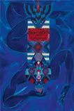 Blue Ancestor by Tunji Adeniyi-Jones, 2019, oil on canvas, sold Nov 2021