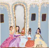 Genieve Figgis, The Powder Room, 2017, acrylic on canvas