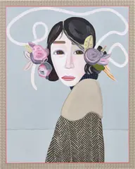 Sky by Brian Calvin, 2007, acrylic on canvas, sold Nov 2021