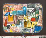 Eddie Martinez, Untitled, 2009, oil and spray paint on canvas