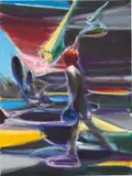 Jia Aili, Fuzzy Tonality, 2018, oil on canvas