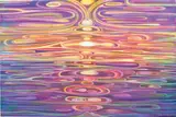 Yuxing Huang, Sunrise, 2016, acrylic on canvas