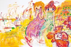 Ayako Rokkaku, Untitled ARP 07-013, 2007, acrylic on canvas