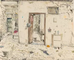 Chris Huen Sin Kan, Dog Allowed, 2014, oil on canvas