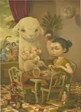 Roby Dwi Antono, Muram Temaram, 2013, oil on canvas