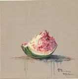 Watermelon by Zeng Fanzhi, 2007, oil on canvas, sold Nov 2021