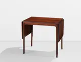 Ole Wanscher, Drop-leaf side table, designed for the library of the Danish Institute of Science and Art, Rome