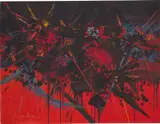 Georges Mathieu, L'Exil Inutile, oil on canvas
