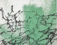 Hans Hartung, T1989-R31, 1989, acrylic on canvas