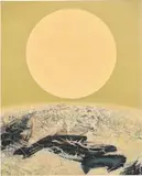 Liu Guosong, Transformation of the Moon, 1969, ink and colour on paper