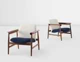 Finn Juhl, Pair of armchairs, model no. BO118