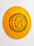 Ólafur Elíasson, Your Orbit Stabiliser, 2015, stainless steel, colour-effect filter glass, aluminium and paint