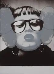UNTITLED by Kaws, 1999, silkscreen on paper, sold Nov 2021