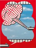 Emily Mae Smith, Chekhov's Gun, 2017, screenprint on paper