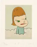 Yoshitomo Nara, In the Cloud, 2003, lithograph in colors