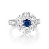 Anton Graff, A Sapphire and Diamond Ring