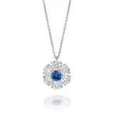 Anton Graff, A Sapphire and Diamond Pendant Necklace
