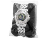 Patek Philippe, A very rare and exceptional platinum world time wristwatch with cloisonné enamel dial and platinum bracelet, Certificate of Origin and presentation box, single sealed