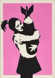 Bomb Love by Banksy, 2004, screenprint in colours on paper, sold Mar 2021
