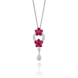 Anton Graff, A Ruby and Diamond Pendant Necklace