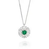 Anton Graff, An Emerald and Diamond Pendant Necklace