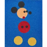 Mickey (Blue Glitter) by Damien Hirst, 2016, screenprint in colours with glitter, on wove paper, sold Mar 2021