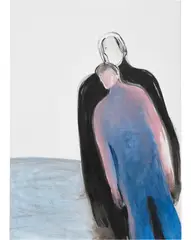 How Deep? by Lulu Ngie, 2016, oil on canvas, sold Mar 2021