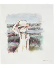 Serenade by Mr., 2017, watercolour, pen and pencil on paper, sold Mar 2021
