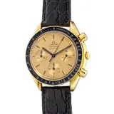 Omega, A fine and attractive yellow gold chronograph wristwatch, Circa 1989