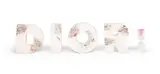 Daniel Arsham x Dior, Future Relic D.I.O.R. Eroded Letters, 2020, hydrostone and quartz crystals, in four parts
