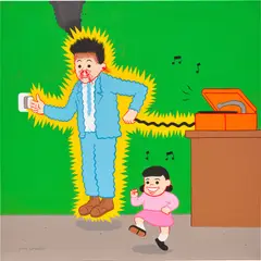 Joan Cornellà, Untitled #1, 2016, acrylic on canvas