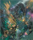 Chen Yingjie, Gravity LXX, acrylic and mixed media on canvas