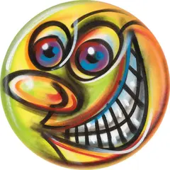 Kenny Scharf, Krazy, 2020, spray paint on canvas