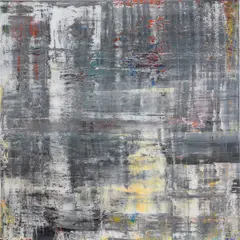 Cage (P19-5) by Gerhard Richter, 2006/2020, chromogenic print, flush mounted to aluminium with metal strainer on the reverse (as issued), sold Jul 2021