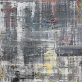 Cage (P19-5) by Gerhard Richter, 2006/2020, chromogenic print, flush mounted to aluminium with metal strainer on the reverse (as issued), sold Jul 2021