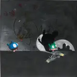Edgar Plans, Amore, 2019, mixed media on canvas