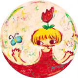 ARP08-28 by Ayako Rokkaku, 2008, acrylic on canvas, sold Sep 2021